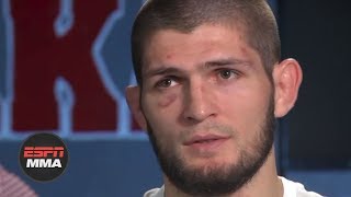 FULL Khabib Nurmagomedov on approach to Conor McGregor fight  ESPN [upl. by Lebam300]