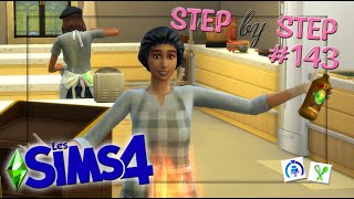 On commence lécole de cuisine ★ Challenge Step by Step 143 ★7ème génération ★ Sims 4 [upl. by Arahsal]