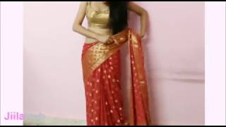 Artistic Saree Wearing MethodHow To Wrap Indian Ethnic SariSteps [upl. by Graces58]