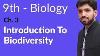 9th Class Biology  Chapter 3  Introduction to Biodiversity [upl. by Adnawak]