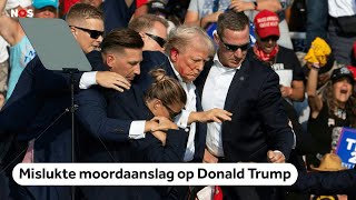 Het moment van de aanslag op Trump [upl. by Roma703]