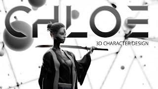 Creating 3D Character quotChloequot in Blender and CC4 [upl. by Naejarual]