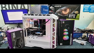 intel i7 11700K 11th Gen full pc setup with Asus ROG Strix Z590 Gaming WiFi amp RTX 3060 12GB [upl. by Michaeu]