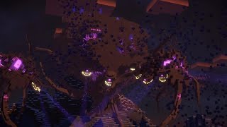 The Wither Storm  Netflix Remix  Showdown with the Enderman [upl. by Kiefer]