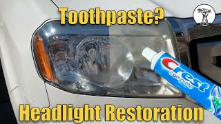 EASY and FREE Way to Clean and Restore Your Headlights [upl. by Forrest532]