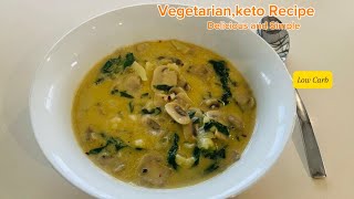 Vegetarian Low Carb➕Keto Recipe 💫… [upl. by Anipsed]