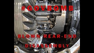 Tearing apart blown Chevy rearend Govbomb [upl. by Ecirum578]