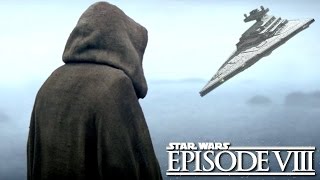 Star Wars Episode 8 The Last Jedi Luke Skywalker Takes Down A Star Destroyer [upl. by Kceb]