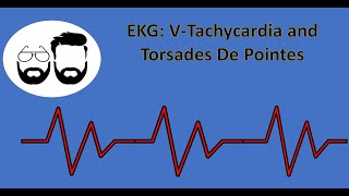 EKG Series Ventricular Tachycardia VTach and Torsades De Pointes Torsades [upl. by Enier341]