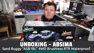 Absima Sand Buggy quotASB1BLquot Hotshot 4WD im Test  Unboxing [upl. by Ayram728]