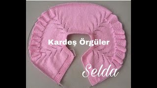 Kolları fırfırlı bebek yeleği robasıAnlatımlı bebek yeleğiWee Knit Vest [upl. by Ravel]