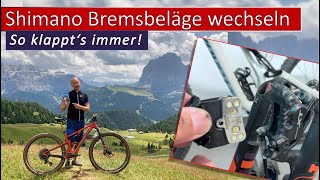 Shimano Bremsbeläge wechseln  so klappts immer [upl. by Llenil]