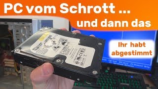 Müll vom Computer befreien 🔨 Festplatte gegen Schlosserhammer  wer gewinnt ❓ [upl. by Yenaffit]