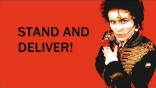 Adam amp the ants  stand and deliver lyrics [upl. by Robb919]