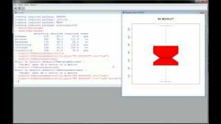 R  Notched Boxplot [upl. by Heiney711]