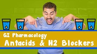 GI pharmacology Antacids amp H2 blockers [upl. by Franklyn]