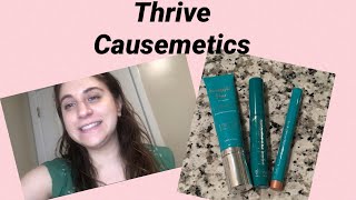 Thrive Cosmetics Thrive Causemetics reviewtutorial [upl. by Aemat89]