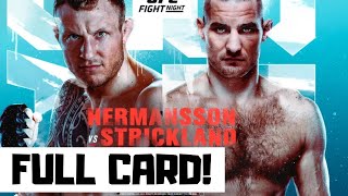 UFC Fight Night Hermansson vs Strickland Predictions amp Full Card Betting Breakdown UFC Vegas 47 [upl. by Atinniuq863]