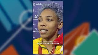 Paris 2024  Piauiense Keyla Barros conquista bronze nos 1500 m e dedica medalha à avó [upl. by Ramsa533]