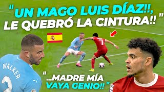 El Día que Luis Díaz DESTRUYÓ a TODA la DEFENSA del Manchester City [upl. by Elreath]