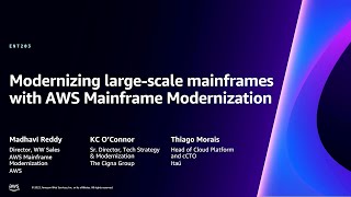 AWS reInvent 2023  Modernizing largescale mainframes with AWS Mainframe Modernization ENT203 [upl. by Barrow308]