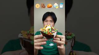 MAKAN APAPUN DENGAN SAUS MILO SESUAI EMOJI asmr mukbang [upl. by Ave305]