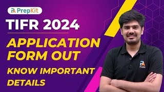 TIFR 2024 Application form Out  View details  Nitin  PrepKit [upl. by Yesoj]