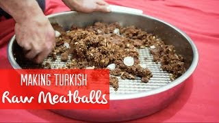 Making Çiğ Köfte A Turkish Raw Meat Dish [upl. by Rasmussen]