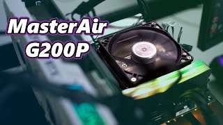 Ultra Low Profile CPU Cooler  Cooler Master MasterAir G200P [upl. by Yecad]