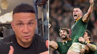 Sonny Bill Williams REACTS to South Africa Winning Rugby World Cup 2023 [upl. by Atenaz]