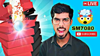 🤯 Stack Ball  LIVE🔴 Game shorts live🍁ShahrukhSM7080 [upl. by Keever]