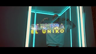 El Uniko  Quisiera Video Oficial [upl. by Ohl459]