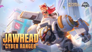 MPL Skin  Jawhead quotCyber Rangerquot  Mobile Legends Bang Bang [upl. by Allesiram]