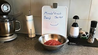 Dehydrating MincedGround Beef Jerky [upl. by Rhodie688]