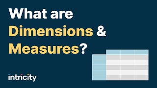 What are Dimensions and Measures [upl. by Fabiola]