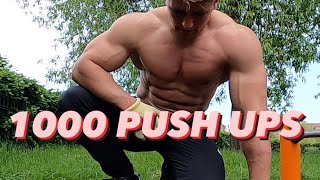 1000 PUSH UPS IN ONE SET [upl. by Sadoff]