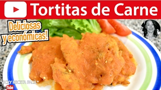 CÓMO HACER TORTITAS DE CARNE  Vicky Receta Facil [upl. by Ingaborg]