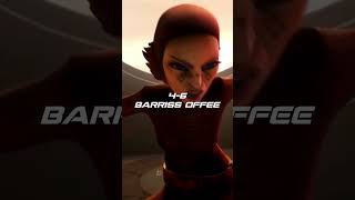 Asajj Ventress vs Barriss Offee Star Wars [upl. by Franchot]