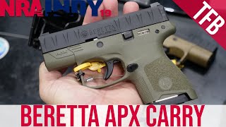 NRA 2019 The NEW Beretta APX Carry Pistol [upl. by Magnien]