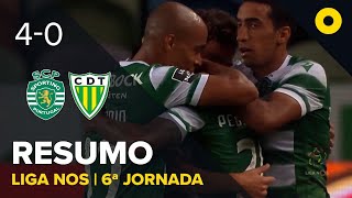 Sporting 40 Tondela  Resumo  SPORT TV [upl. by Airamzul277]