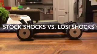 Carisma GT24 Stock vs Losi Shocks SlowMo Incredible Difference [upl. by Liagibba706]