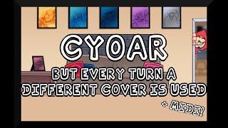 Cyoar but Every Turn a Different Cover is Used BETADCIU  Friday Night Funkin Covers  MIDI [upl. by Oninrutas]