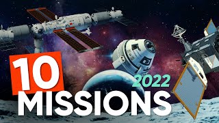 10 MISSIONS spatiales INCONTOURNABLES en 2022  Partie 2 [upl. by Nellda929]