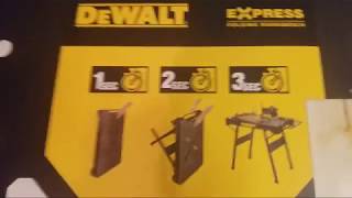 DEWALT EXPRESS 33 in Folding Portable Workbench [upl. by Llywellyn]