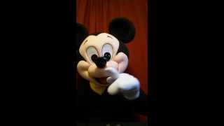 Mickey Mouse voiceover with character mascot costume [upl. by Keynes]