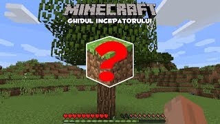 CUM SE JOACA MINECRAFT  Ghidul Incepatorului [upl. by Rojam]