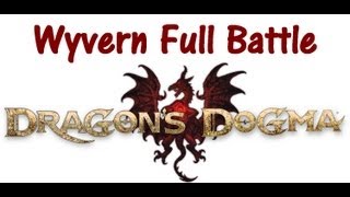 Dragons Dogma  Wyvern Battle Location amp Trophy [upl. by Nyluqcaj]