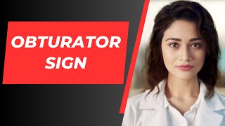 Obturator Sign [upl. by Francklyn]