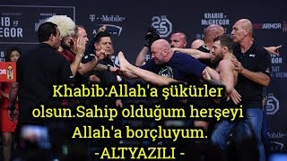 McGregor vs Khabib Basın Toplantısı TÜRKÇE [upl. by Tehr]