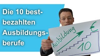 Ausbildungsberufe Die 10 BESTBEZAHLTEN bis 4540 Euro Realschulabschluss  Hauptschulabschluss [upl. by Ecinnaj]